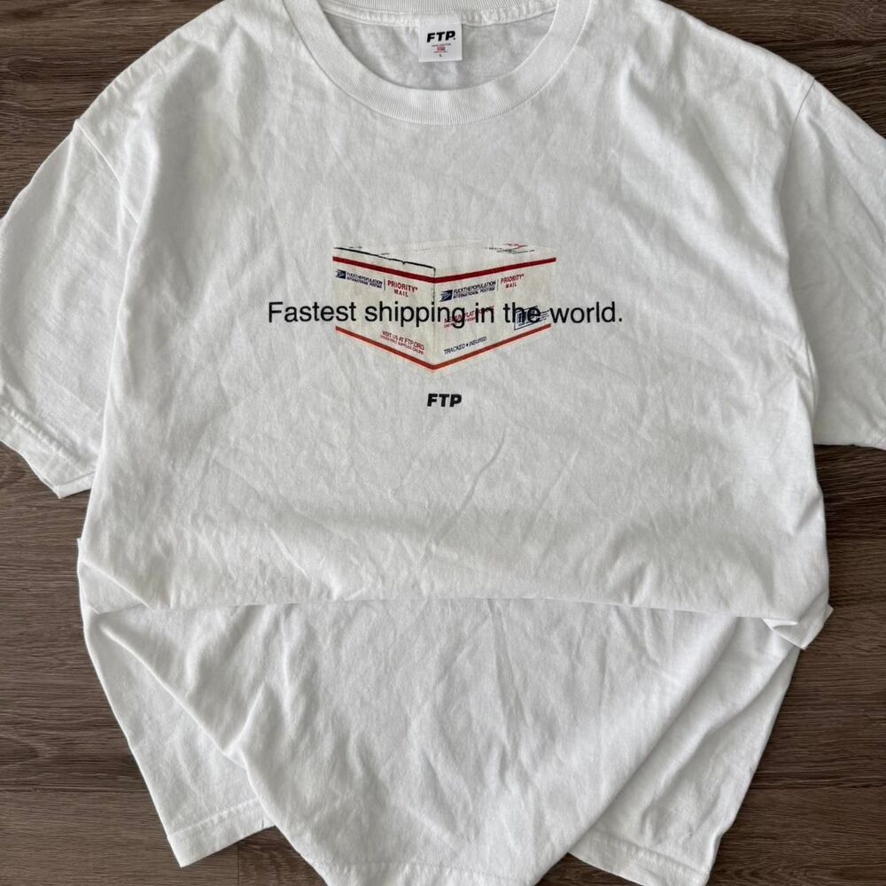 Ftp Men's White T-shirt